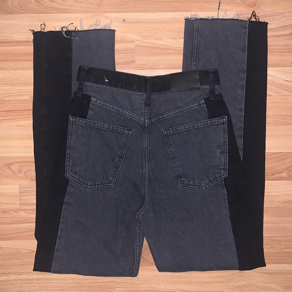 Mango Spliced Jeans Size 1 - Picture 4 of 5
